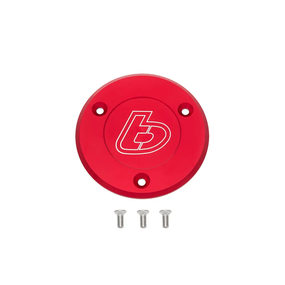 TB Manual Clutch Kit, Billet Case Cover - 5 - Red