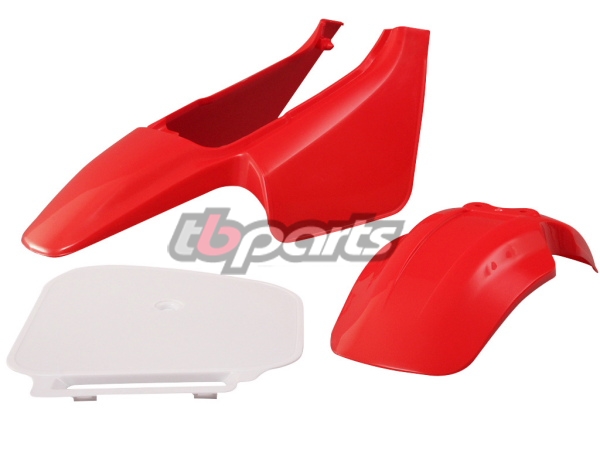 Plastic Fairing Kit For Honda Z50R Low Monkey Bike (1988-1999) - Includes Front Plate, Body Panel, And Fender