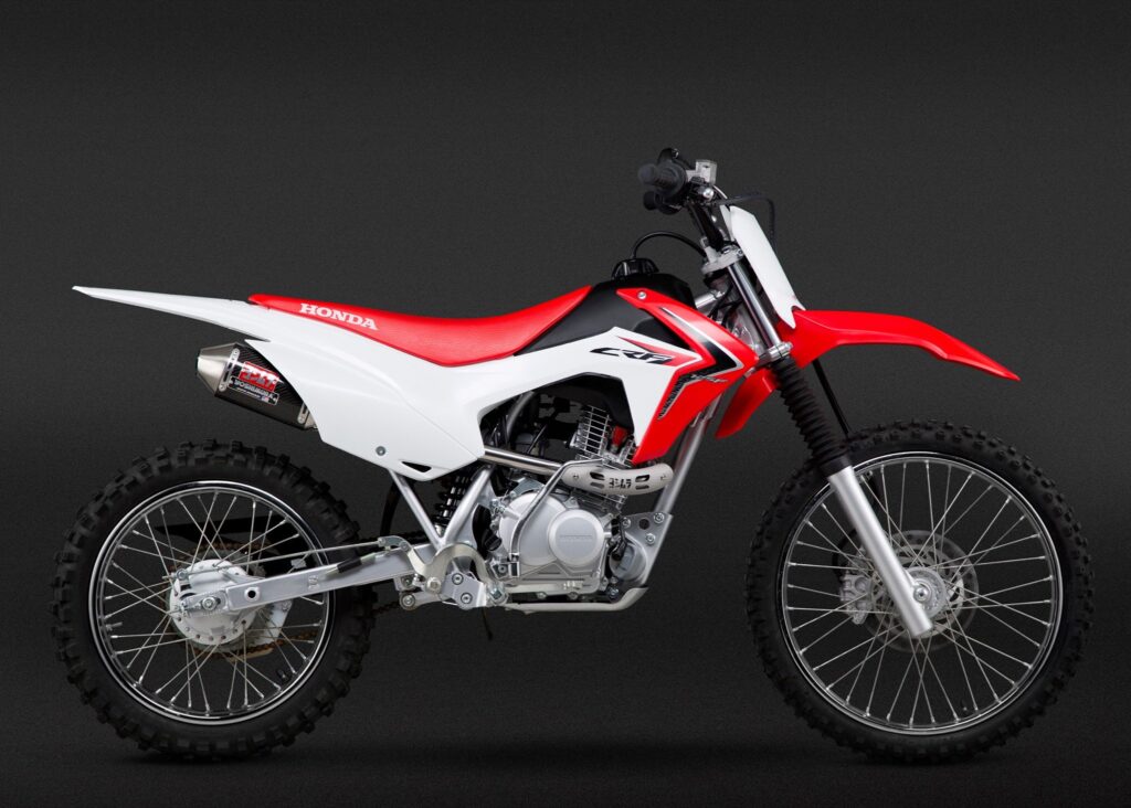 YOSHIMURA CRF125F 14-18 RS-2 STAINLESS FULL EXHAUST, W/ CARBON
