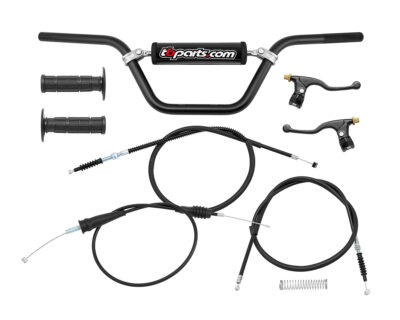 TB Handlebar Kit, Black - All KLX110 L Models