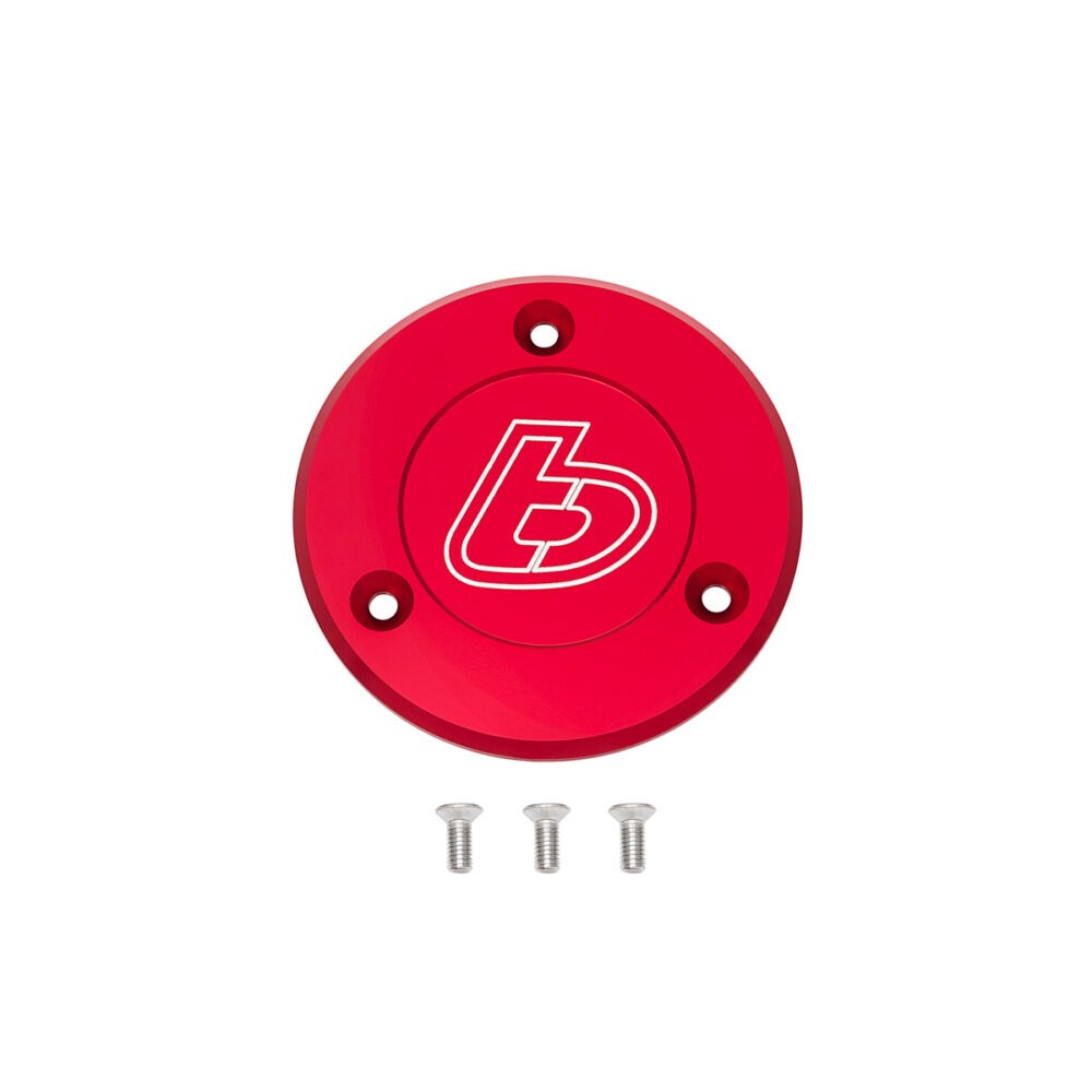 TB Billet Ignition Case Cover, Red - KLX110