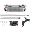 TB Oil Cooler Kit, Black Plate - Honda V2 head