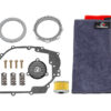 TB HD Clutch Kit & Billet Black Oil Cover - KLX140