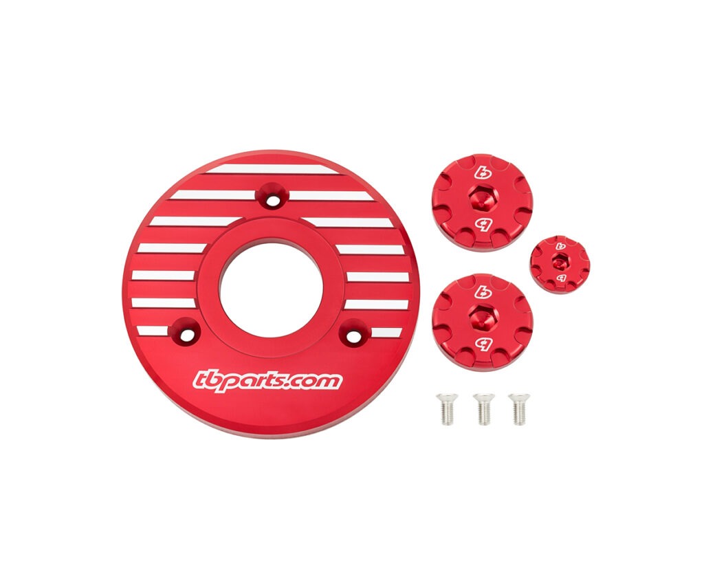 Engine Dress Up Kit, Billet Red- KLX110 2010+