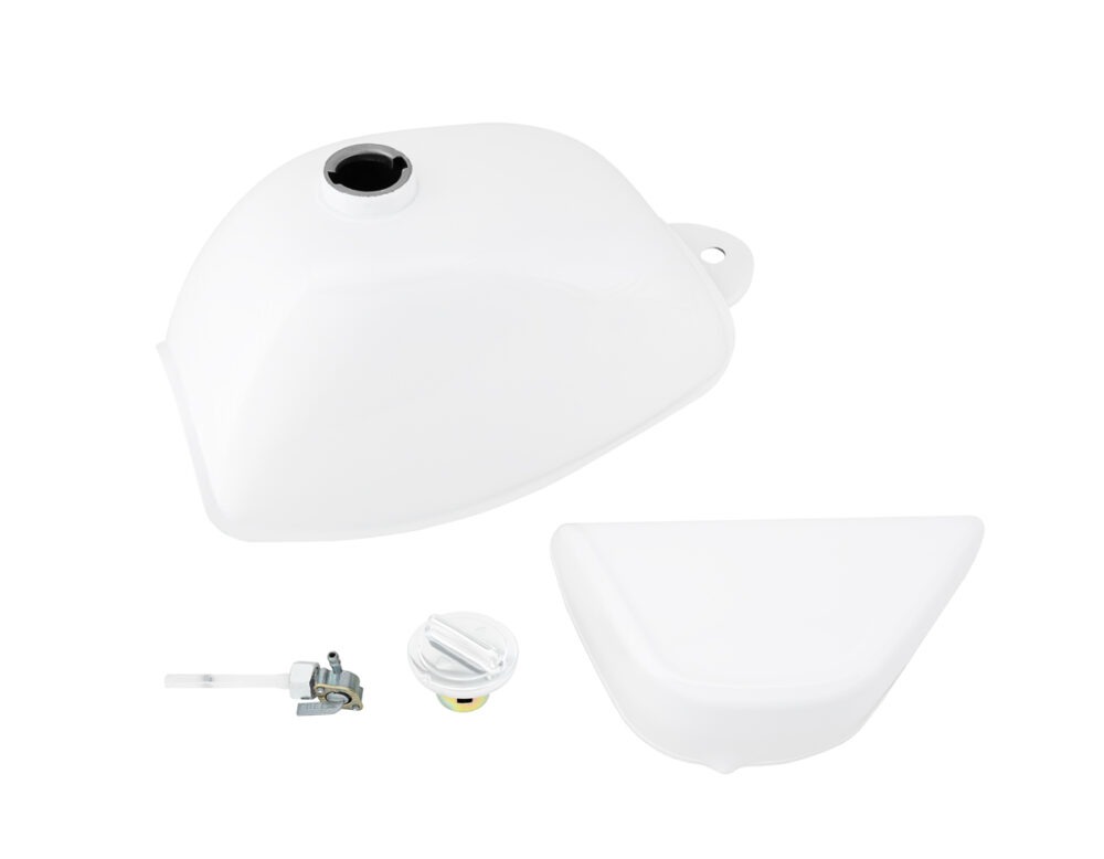 AFT Gas Tank & Side Cover Kit, White - Z50 K3 1972-78