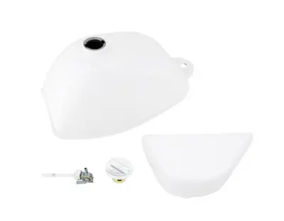 AFT Gas Tank & Side Cover Kit, White - Z50 K3 1972-78