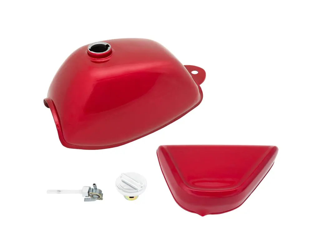 Gas Tank & Side Cover, Candy Red - Z50 K3-78