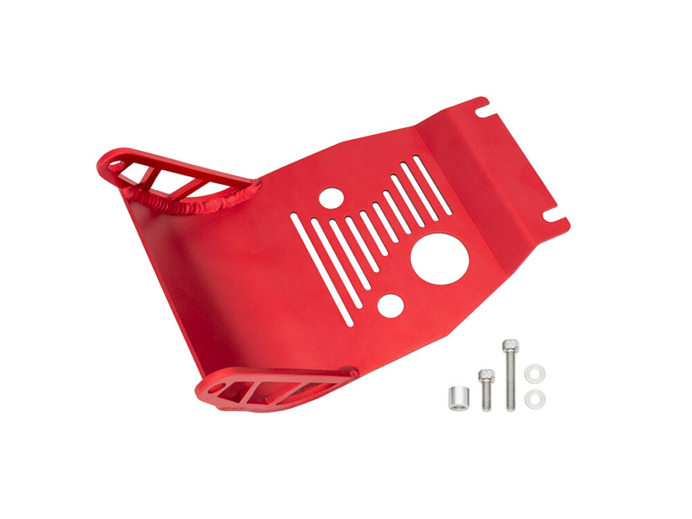 Skid Plate, Red - KLX110