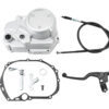 Manual Clutch Kit, Silver w/Black Lever - KLX110