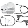 Manual Clutch Kit, Silver w/Black Levers - KLX110