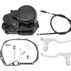 Manual Clutch Kit, Black w/Silver levers - KLX110