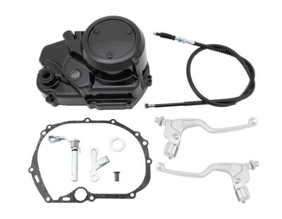 Manual Clutch Kit, Black w/Silver levers - KLX110