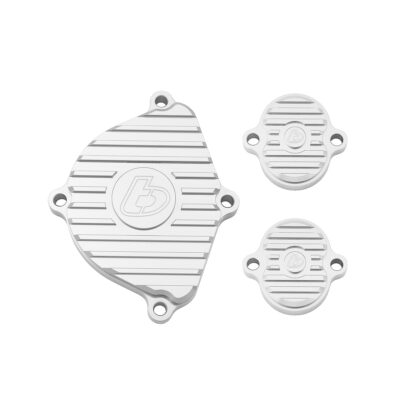 TB Billet Head Cover Set, Silver - All KLX110, Z125, YX150/160 Cylinder Heads