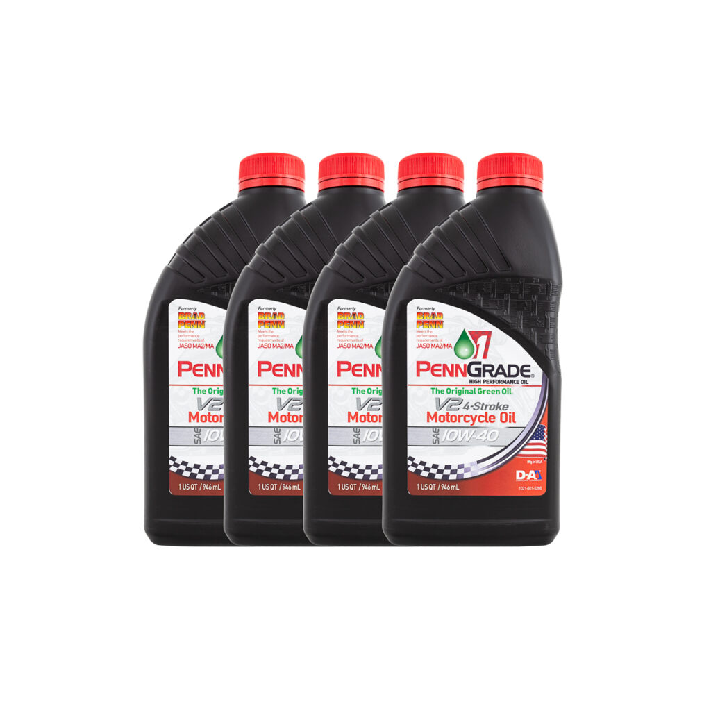 4-STROKE MOTORCYCLE OIL, 10W-40 – 1 Gallon