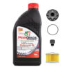 Oil Change Kit & Black Billet Fill Cap - KLX110