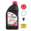 Oil Change Kit & Red Billet Fill Cap - KLX110