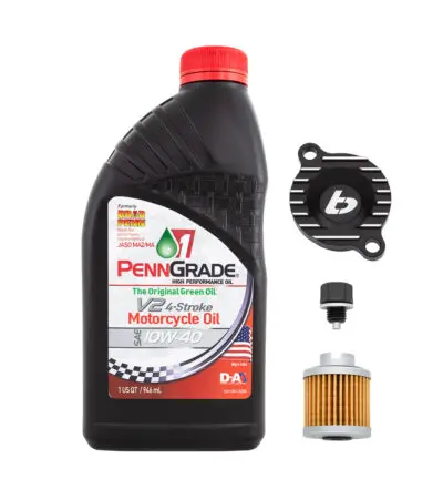 Oil Change Kit With Black Oil Cover - Daytona