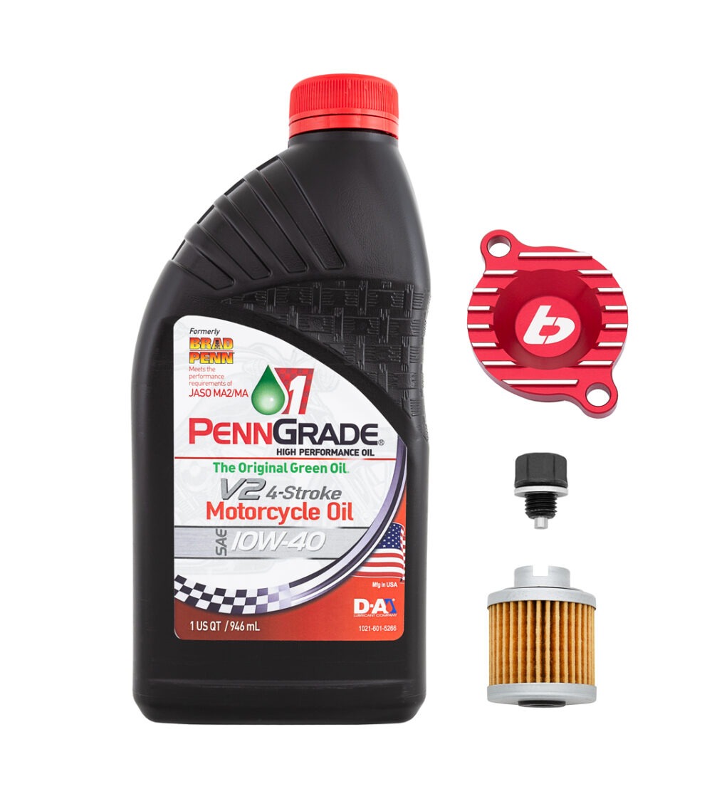 Oil Change Kit With Red Oil Cover - Daytona