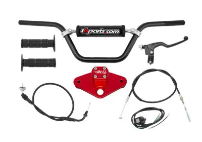 Handlebar Kit, Red - Z50 1988+