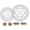 Front & Rear Brake Rotor/Pad Kit - KLX140