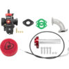 Carb Kit, Nibbi 19 & Red Billet throttle - TTR110