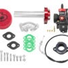 TB Carb kit, Nibbi 24, Red Billet Throttle - TTR110
