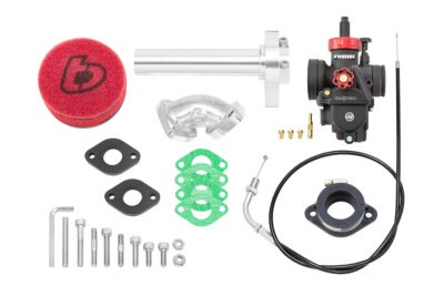 TB Carb kit, Nibbi 24, Silver Billet Throttle - TTR110