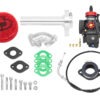 TB Carb kit, Nibbi 26, Silver Billet Throttle - TTR110