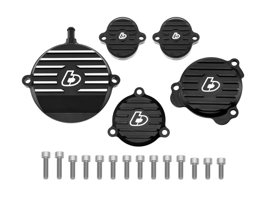 Billet Dress Up kit, Black w/Ti Hardware - KLX140