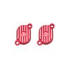 TB Tappet Cover Set, Billet, Red TB - Grom 2014-2021