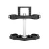 PCM Triple Clamp, Billet CNC, Black - KX85/KLX140