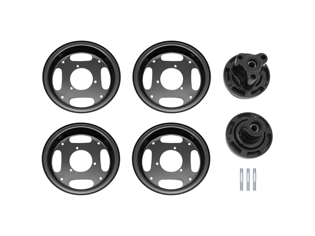 TB Wheel/Hub Set, Black – Z50R 1980+