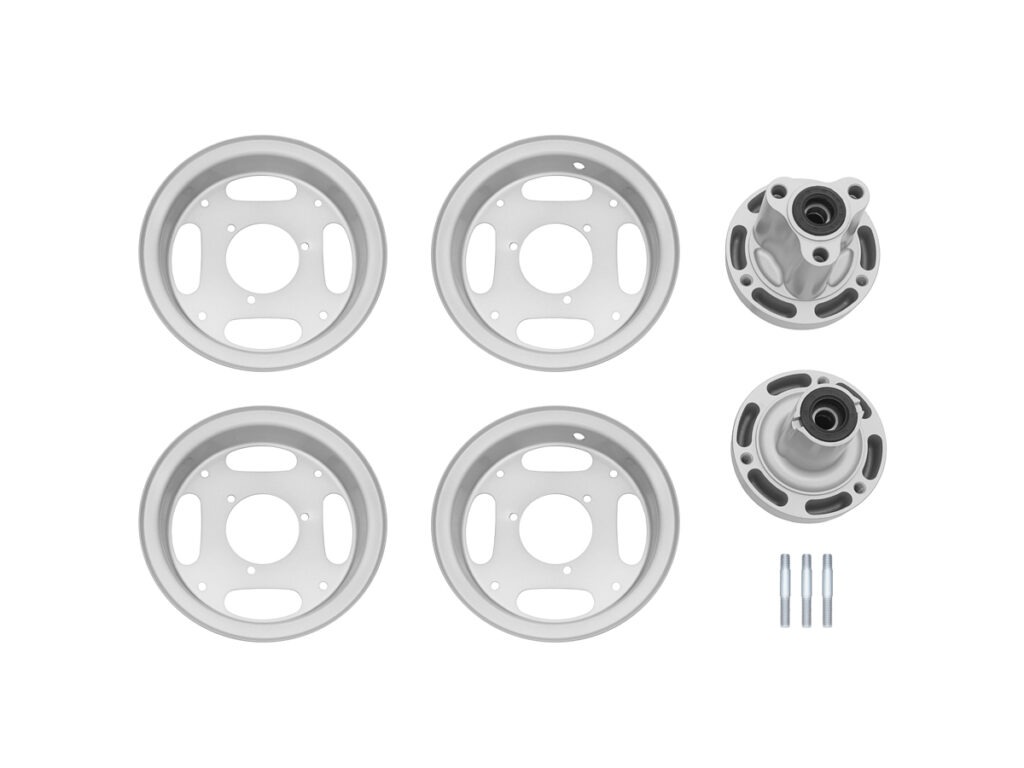 Wheel Kit, Silver - Z50 1980+