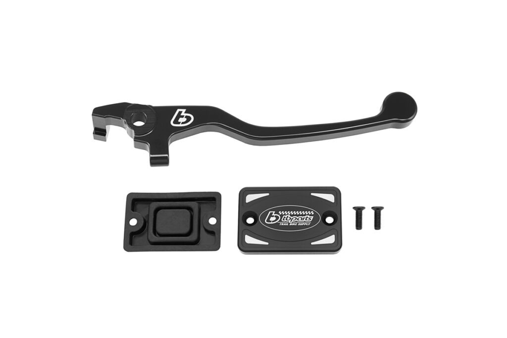 TB CNC Front Brake Lever & Master Cylinder Cap - KLX140