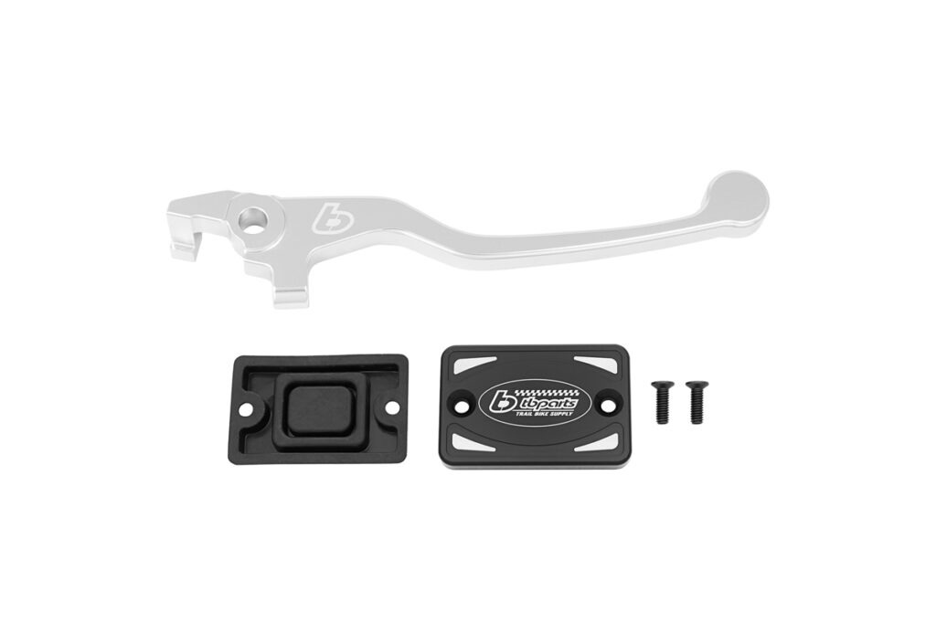 TB CNC Front Brake Lever & Master Cylinder Cap - KLX140