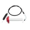 TB 1/4 turn throttle kit, Red - KLX110