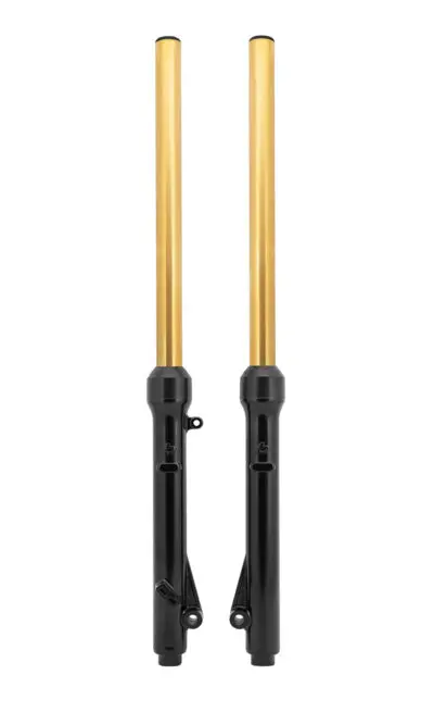 TB Fork Assembly Set, HD springs & Gold TiN Coated uppers – KLX110 & KLX110L