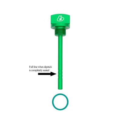 TB Dipstick, Billet Green – KLX140