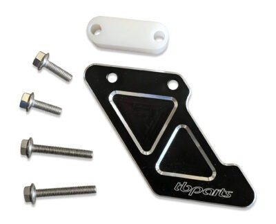 TBparts CNC Replacement Chain Guard Fits Stock & TBparts Swingarms – KLX110