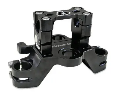 TB Top Clamp, CNC, Black - CRF110,CRF125
