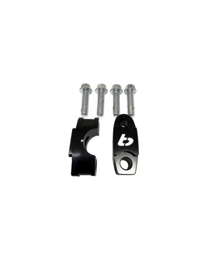 TB Handlebar Clamp , Black, CNC Billet - KLX110 & KLX140