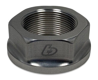 TB, Top Clamp Nut,Silver – KLX140, KX85, YZ85