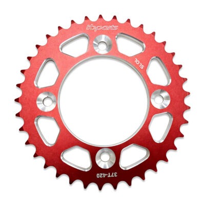 TB Rear Sprocket , 37T 7075 CNC Red - CRF110
