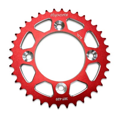 TB Rear Sprocket , 38T 7075 CNC Red - CRF110
