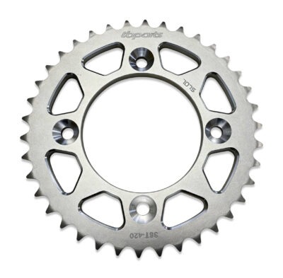 TB Rear Sprocket , 38T 7075 CNC Silver - CRF110