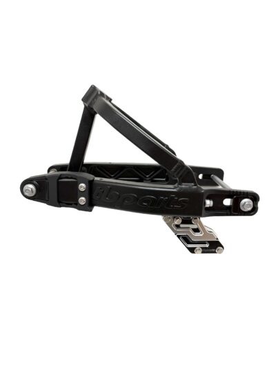 TBparts Swingarm, +2" Black With Chain Guide – Honda CRF110F