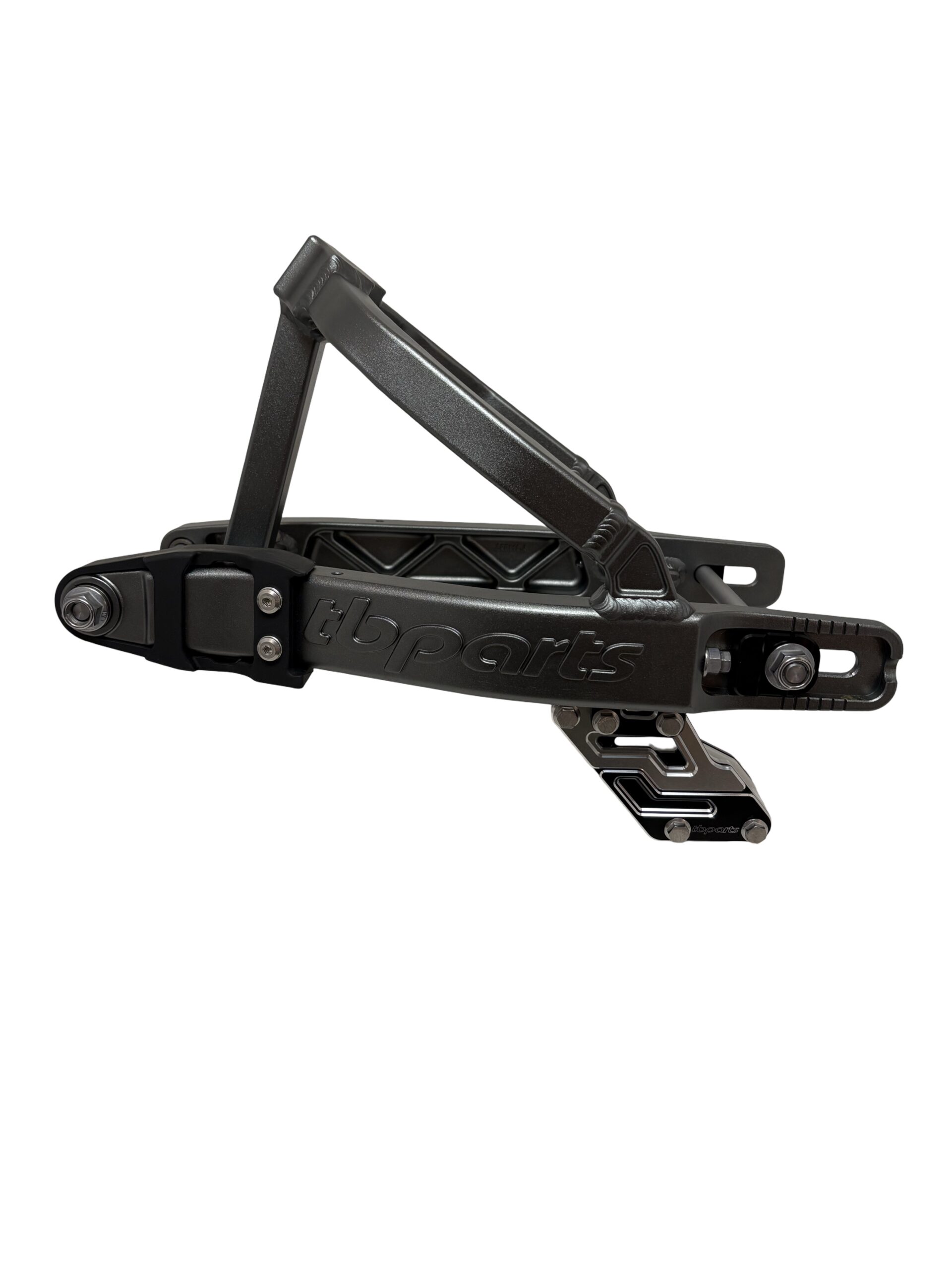 TBparts Swingarm, +2" Gray With Chain Guide – Honda CRF110F 1 TBparts Swingarm, +2" Gray With Chain Guide – Honda CRF110F