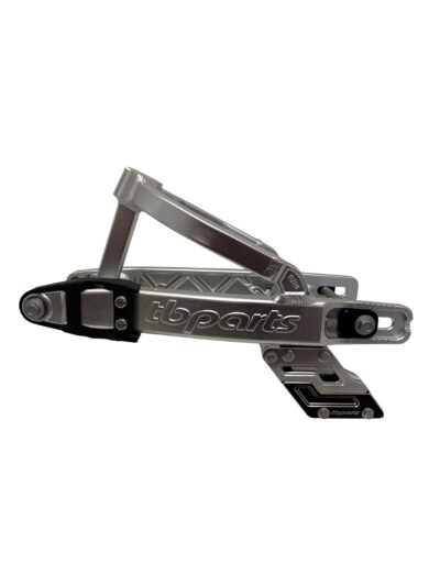 TB Swingarm, +2″ Silver With Chain Guide – Kawasaki KLX110