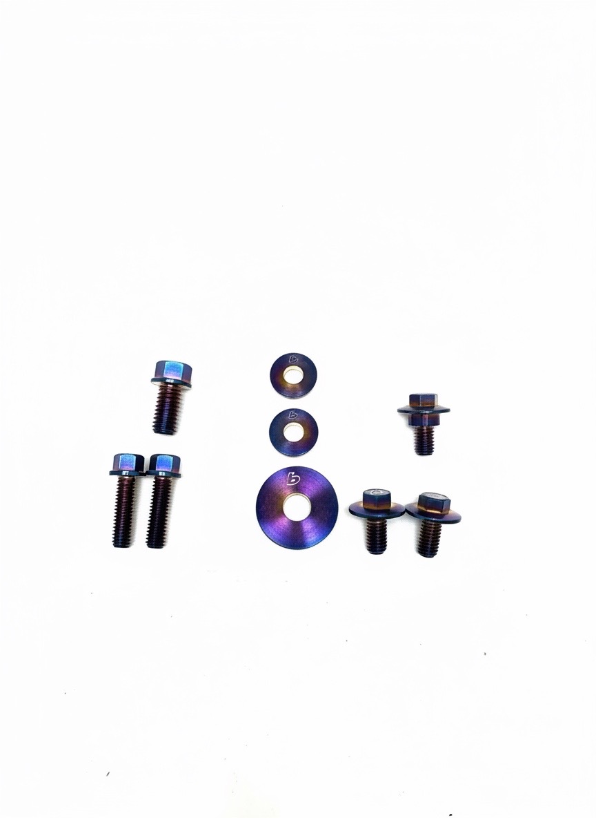 TB Titanium Plastic & Tank Bolt Kit – CRF110 1 TB Titanium Plastic & Tank Bolt Kit – CRF110