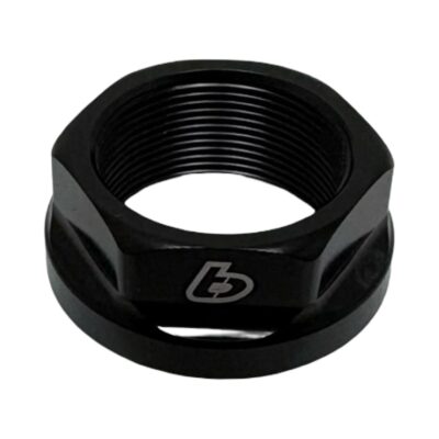 TB Top Clamp Nut, 7075 CNC, Black – CRF110 & CRF125